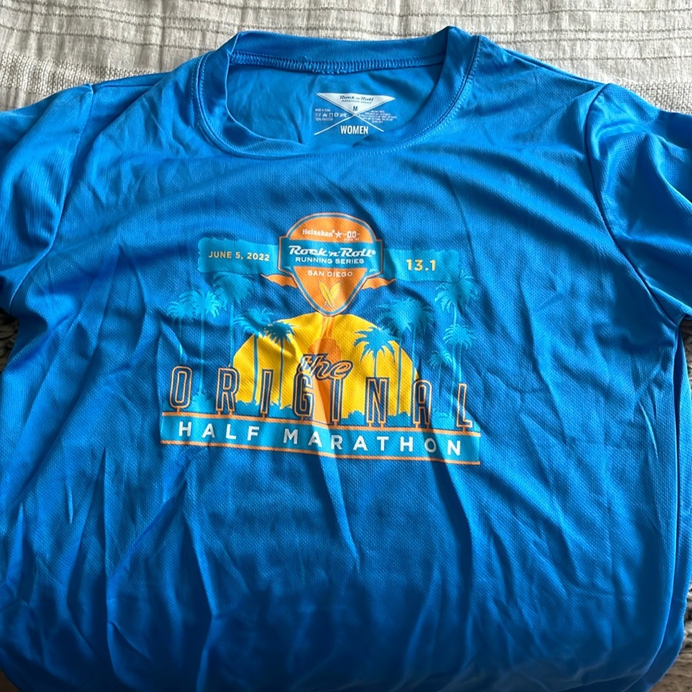 San Diego R&R marathon tech tee